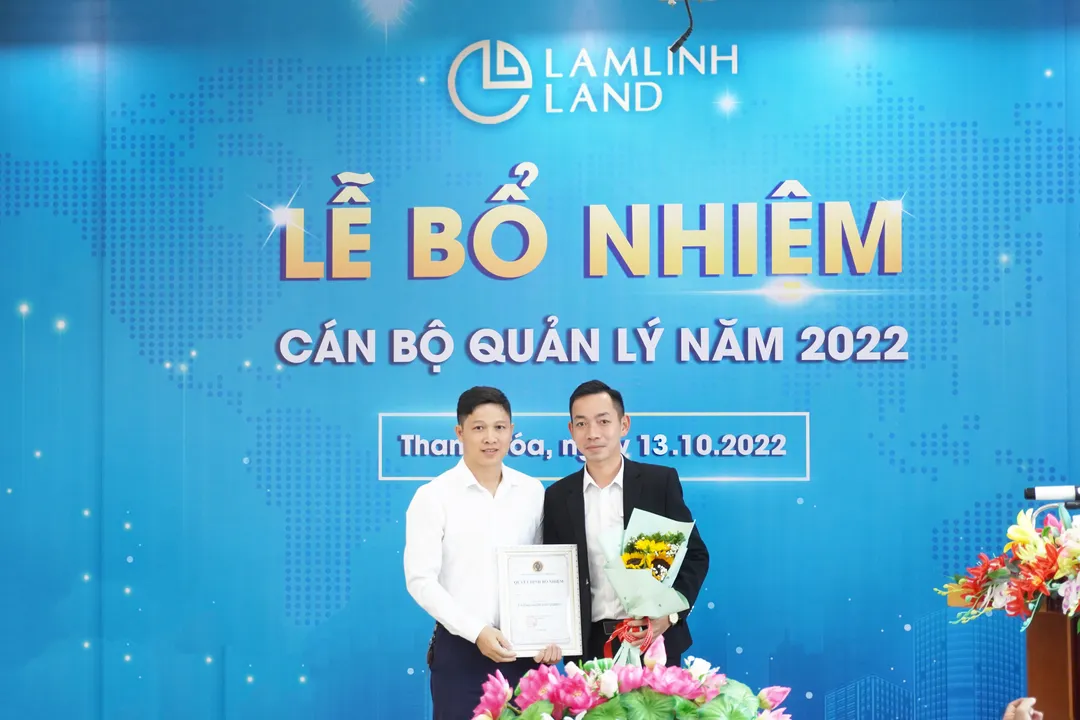 Lễ bổ nhiệm cán bộ quản lý năm 2022 - Lam Linh Land